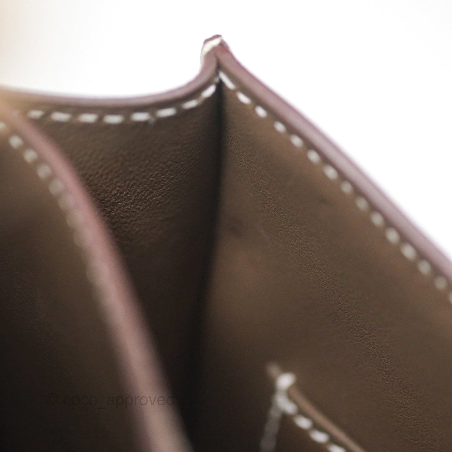 Hermès Constance Mini 18cm Mirror Etoupe 18 Epsom Rose Gold Hardware