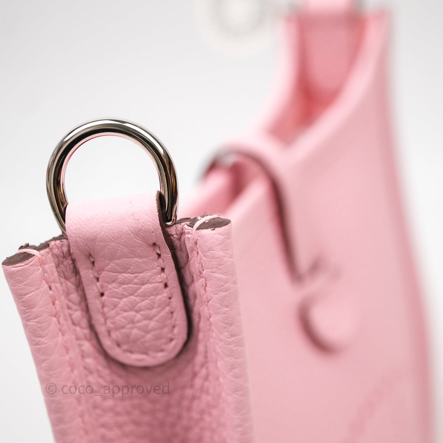 Hermès Mini Evelyne 16 Amazone Rose Sakura 3Q Palladium Hardware