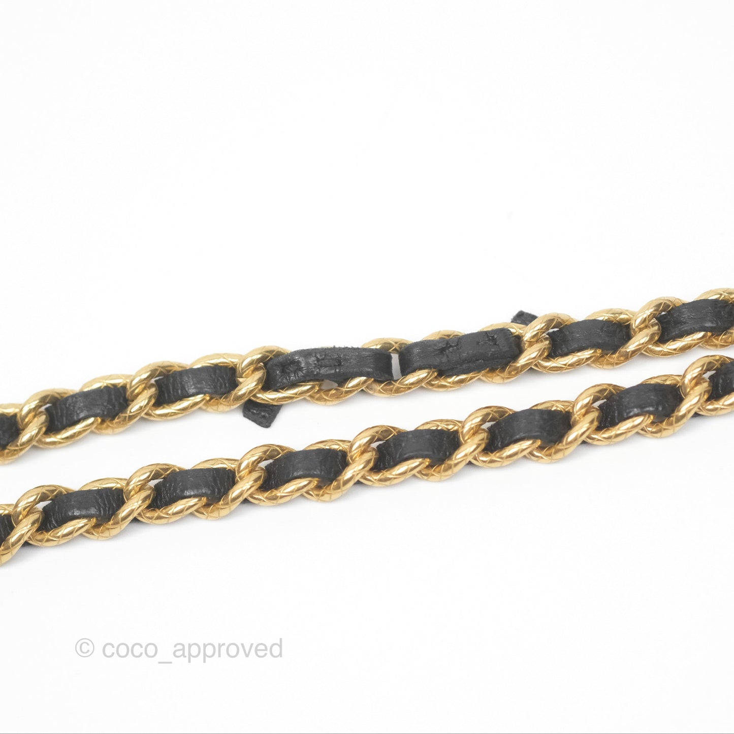 Chanel Quilted Dynasty Wallet on Chain WOC Black Shiny Lambskin Gold Hardware