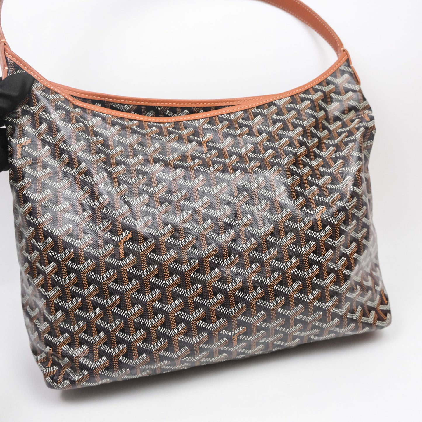 Goyard Bohème Hobo Bag Black & Tan