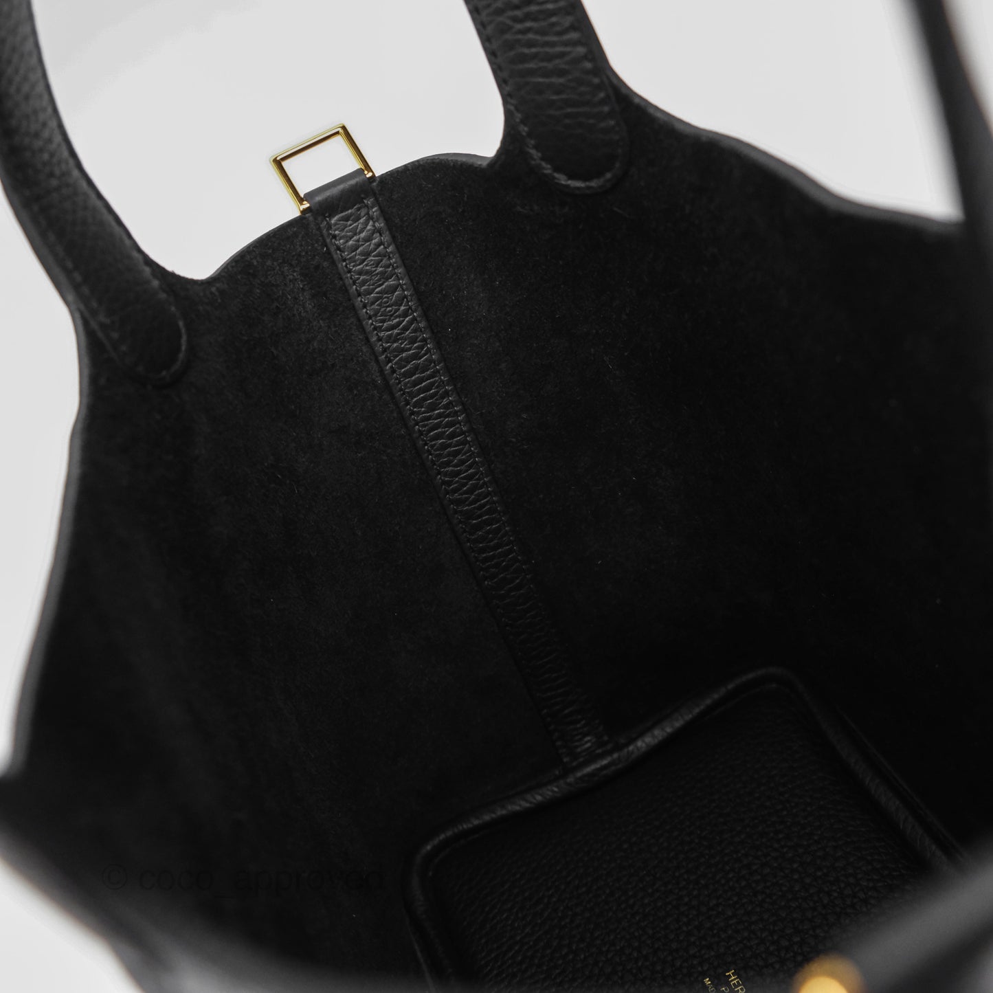 Hermès Picotin Lock 18 Noir 89 Taurillon Clemence Gold Hardware