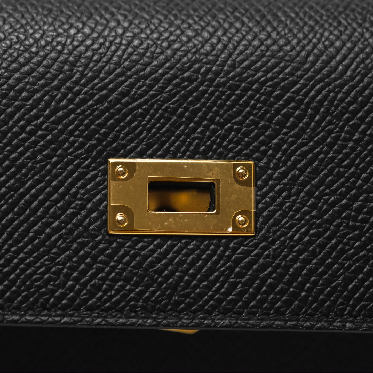 Hermès Kelly To Go Wallet Noir 89 Black Epsom Gold Hardware