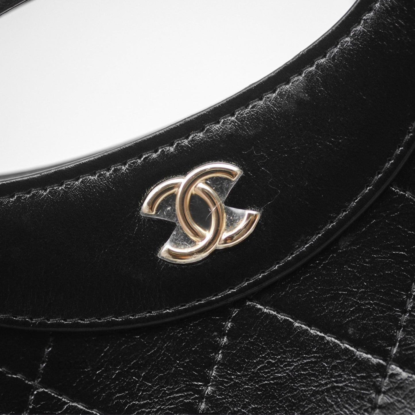 Chanel Nano 31 Black Shiny Calfskin Gold Hardware 24C