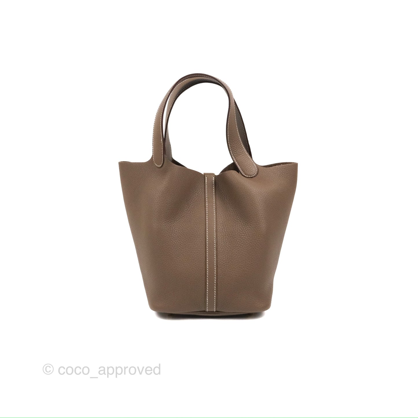 Hermès Picotin 22 Etoupe Clemence Gold Hardware