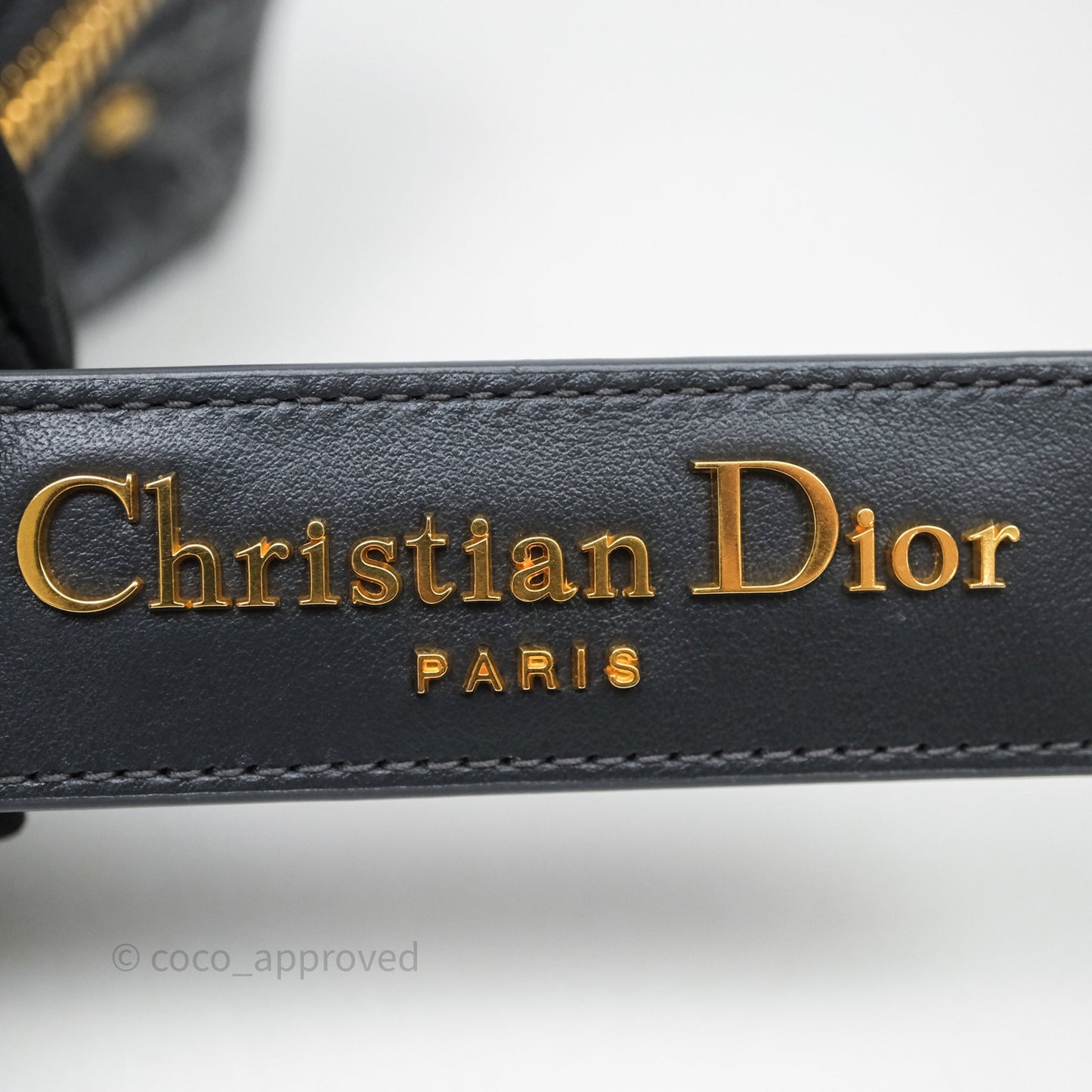 Dior Small D-Journey Bag Gray Denim Dior Oblique Jacquard