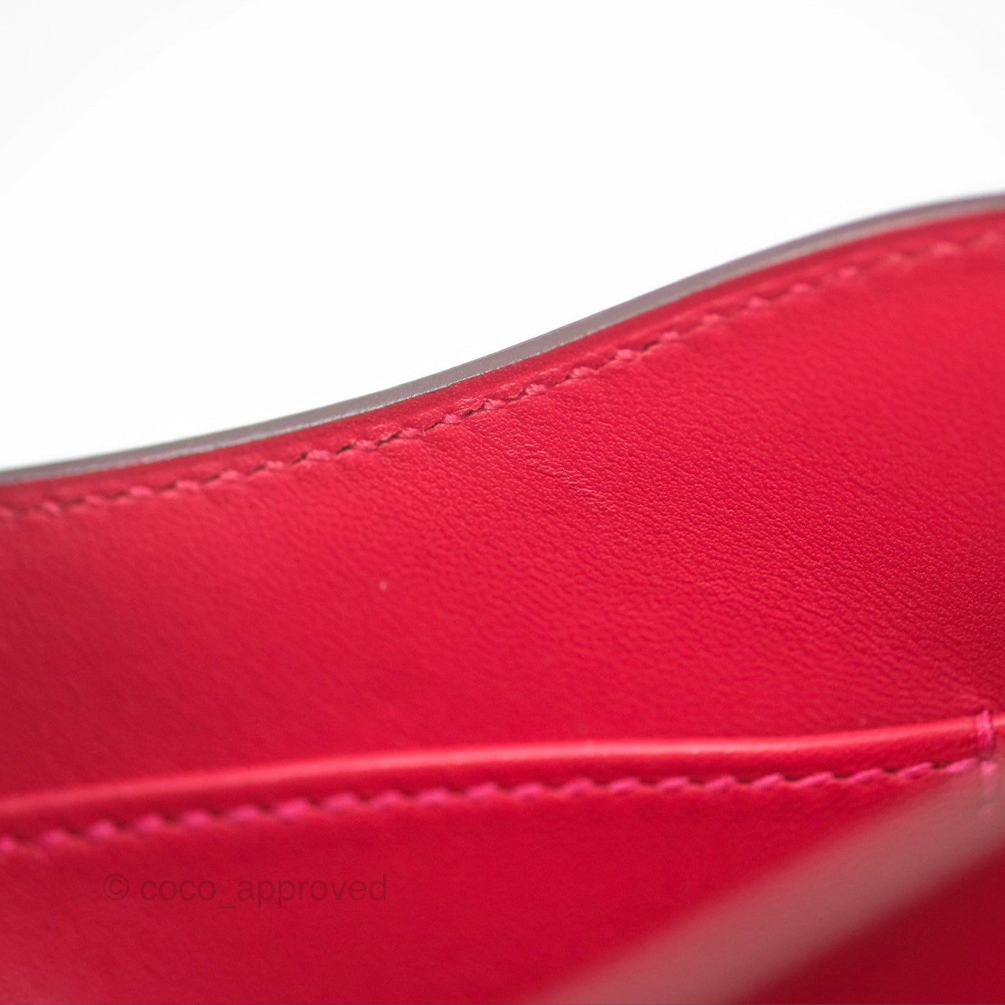 Hermès Constance Mini 18cm Red Epsom Gold Hardware