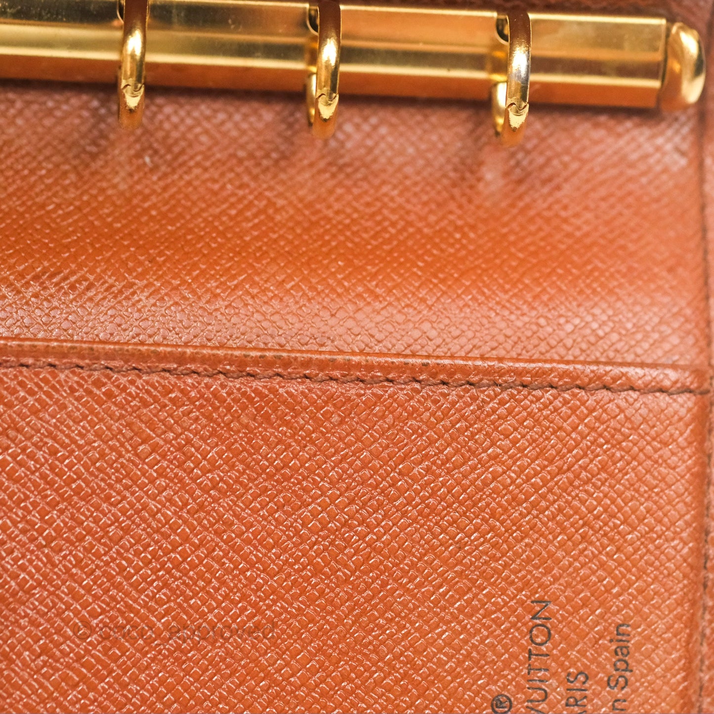 Louis Vuitton Vintage Small Ring Agenda Cover Monogram Canvas