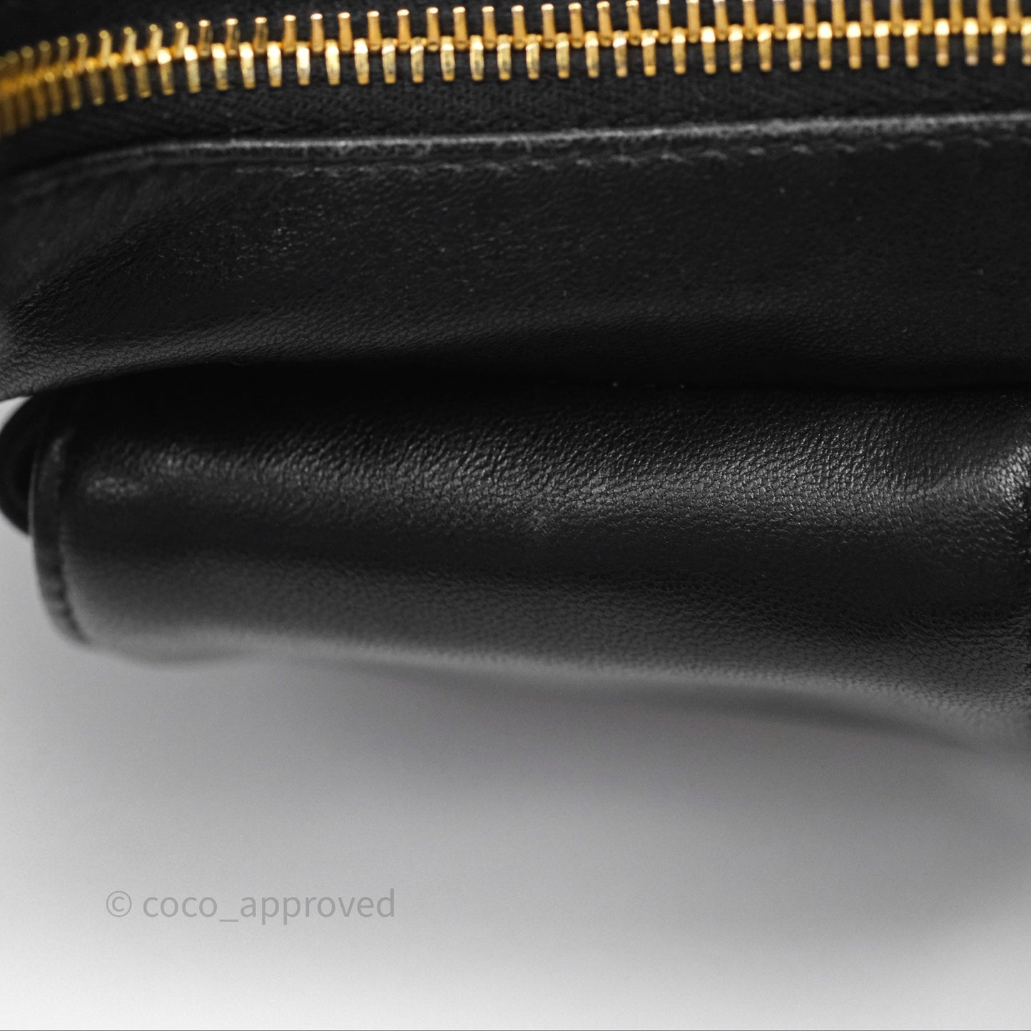 Miu Miu Nappa Leather Pocket Bag Black Lambskin Gold Hardware