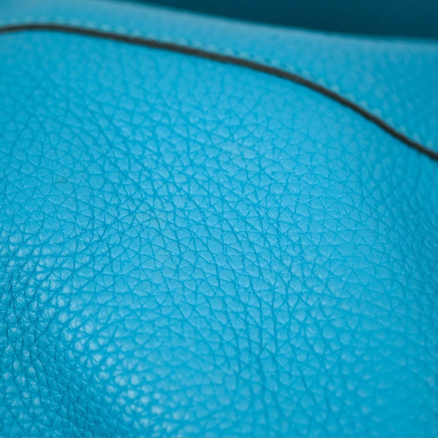 Hermès Lindy 34 Blue Paon Clemence Palladium Hardware