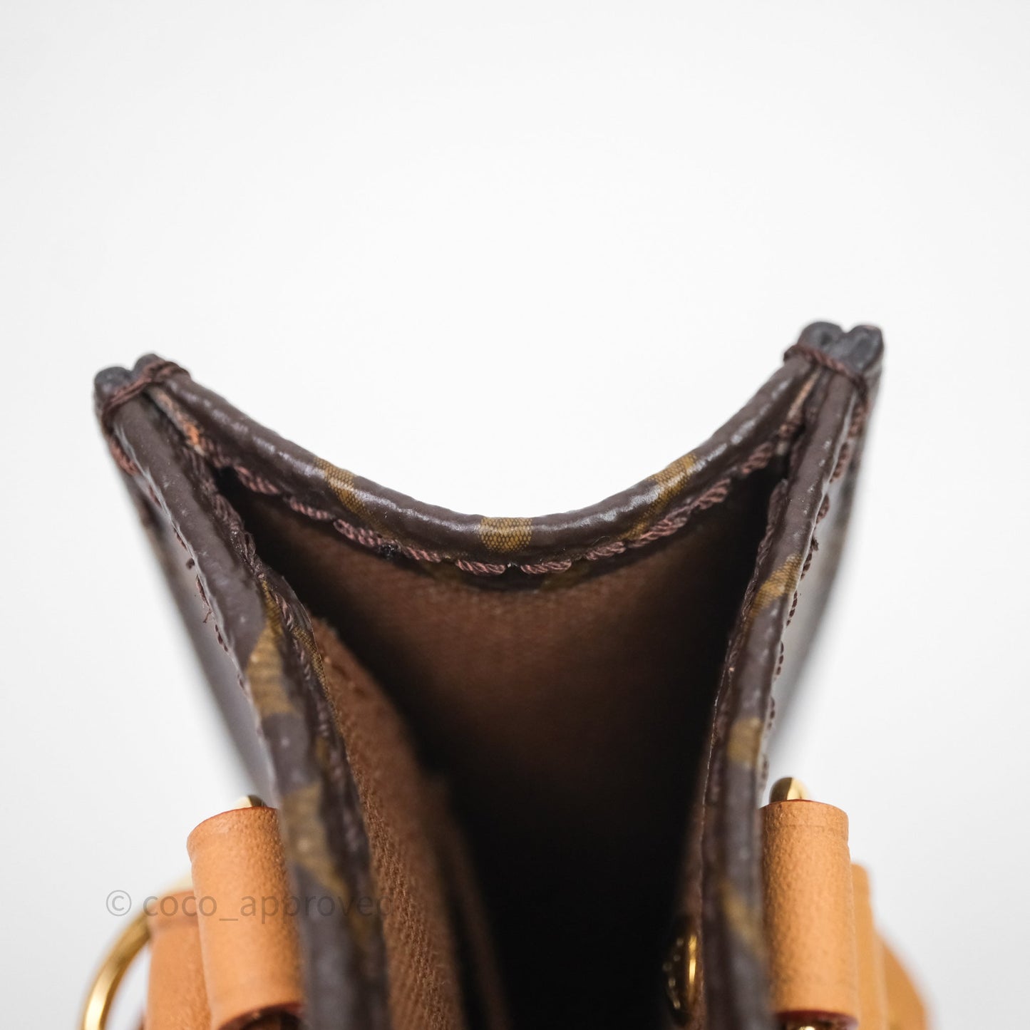 Louis Vuitton Petit Sac Plat Bag Monogram Canvas