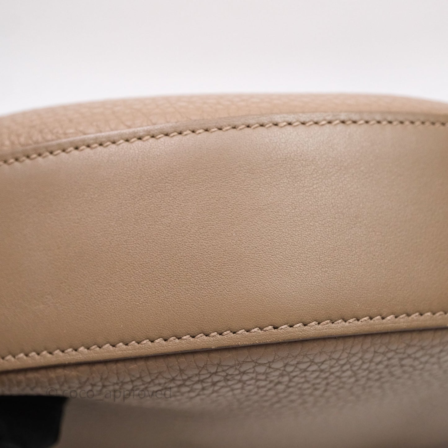 Hermes Arcon Bag Etoupe 18 Togo Palladium Hardware