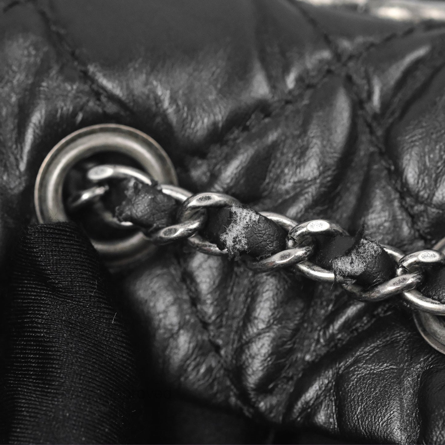 Chanel Small Gabrielle Backpack Black Aged Calfskin