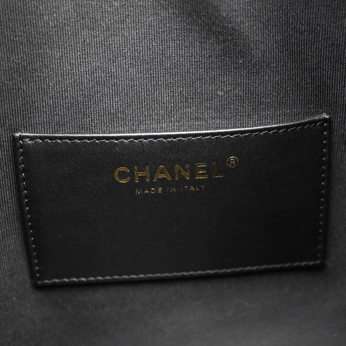 Chanel 25 Medium Black Crumpled Calfskin Aged Gold Hardware