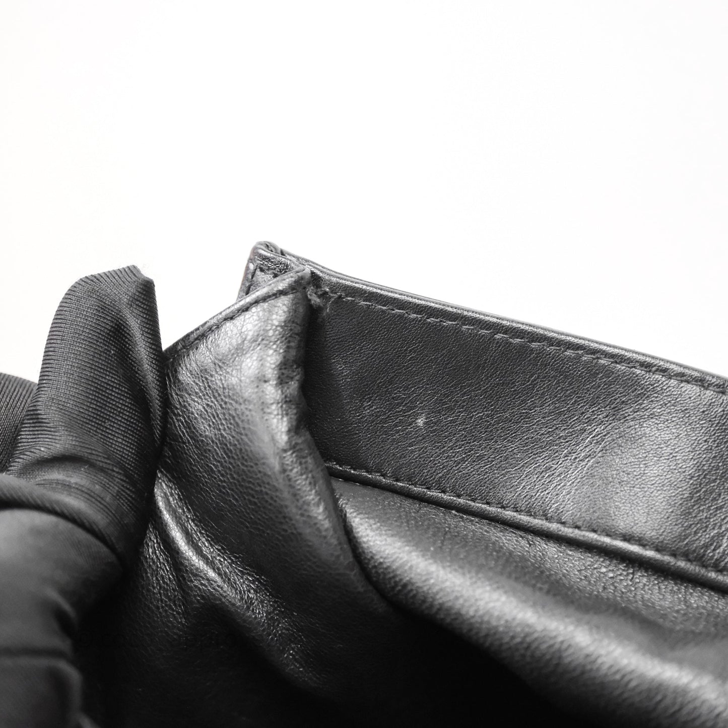 Chanel Vintage Shoulder Bag Black Calfskin Gold Hardware