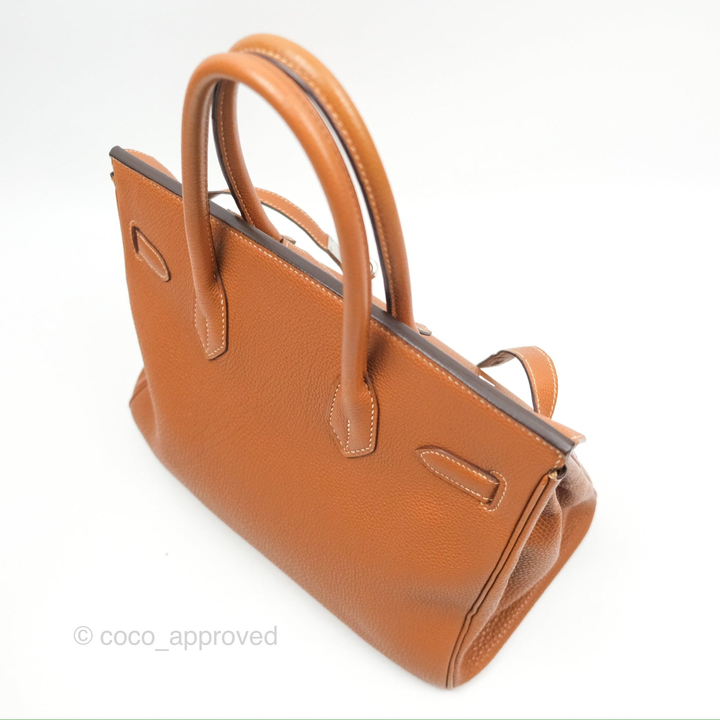 Hermès Birkin 30 Retourne Gold Clemence Palladium Hardware
