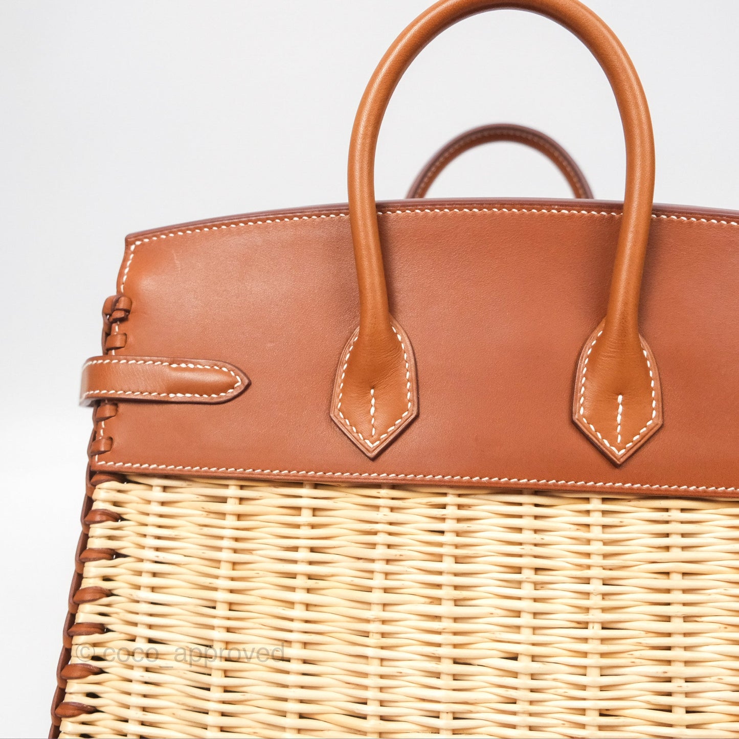 Hermès Birkin Picnic 25 Osier/ Barenia Naturel 27/ Fauve 34 Palladium Hardware
