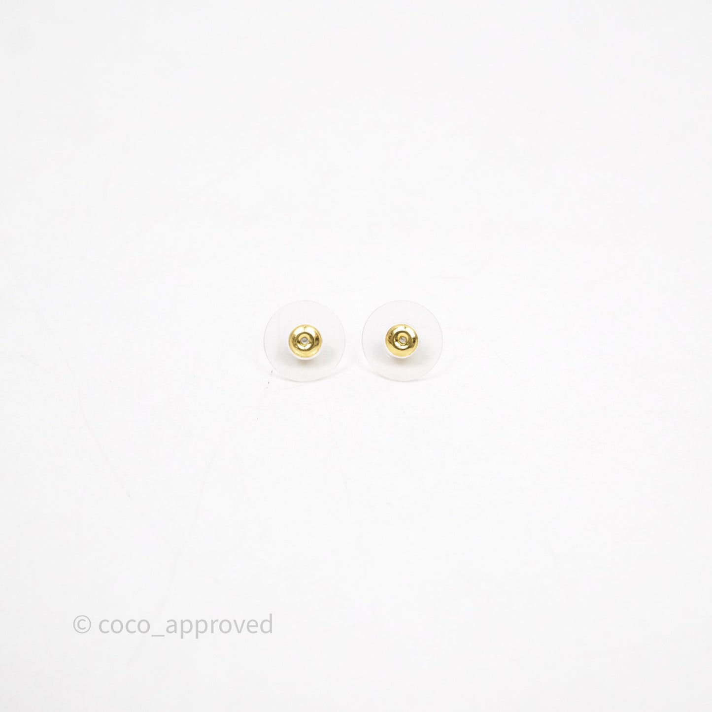 Chanel Crystal CC Chain Pendant Earrings 21B
