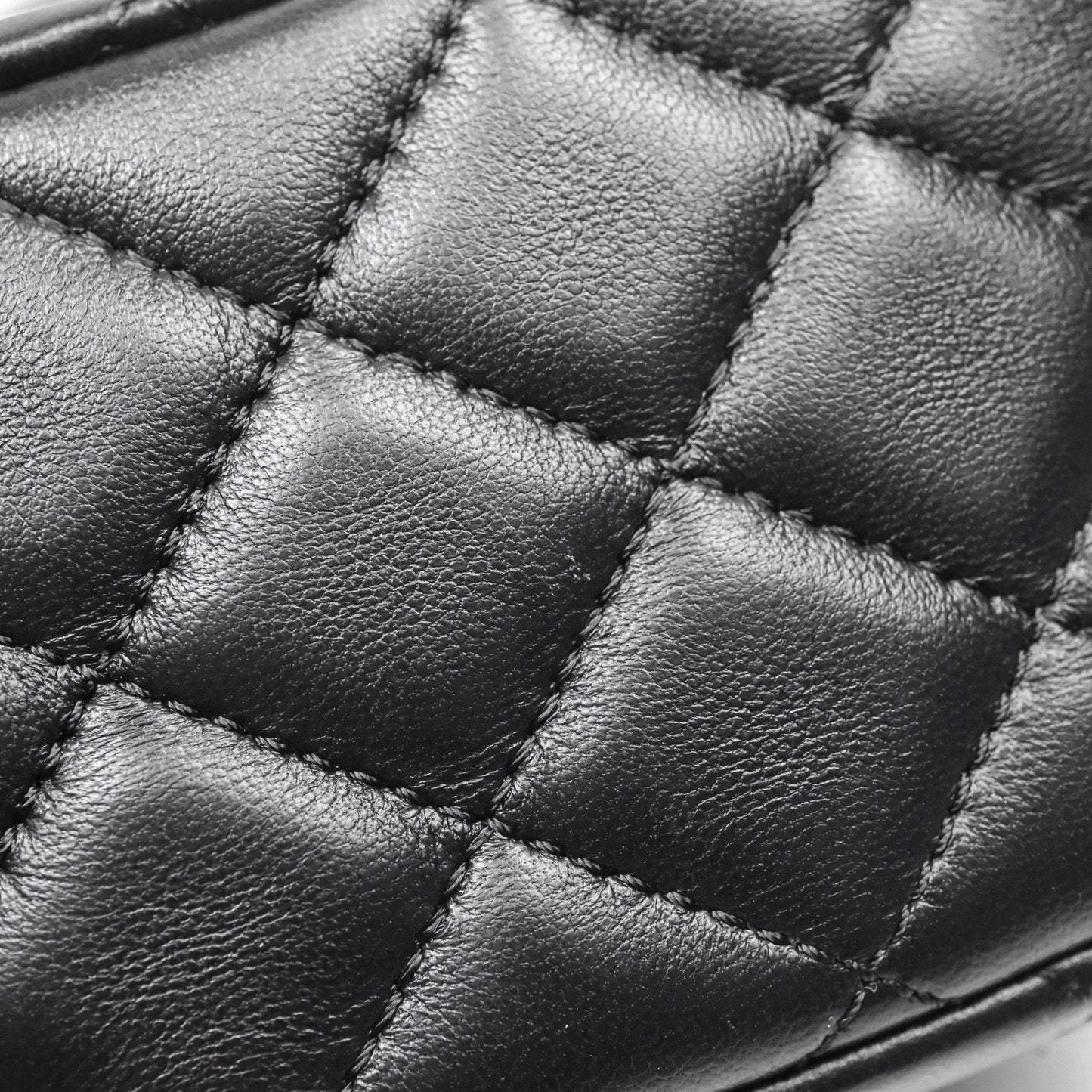 Chanel Romance Mini Square Flap Black Lambskin Aged Gold Hardware
