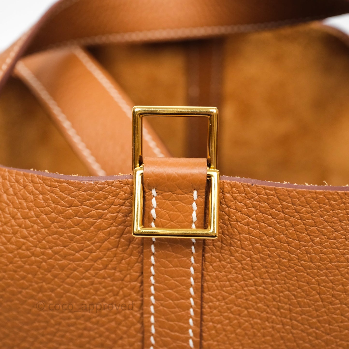 Hermès Picotin Lock 18 Gold 37 Clemence Gold Hardware