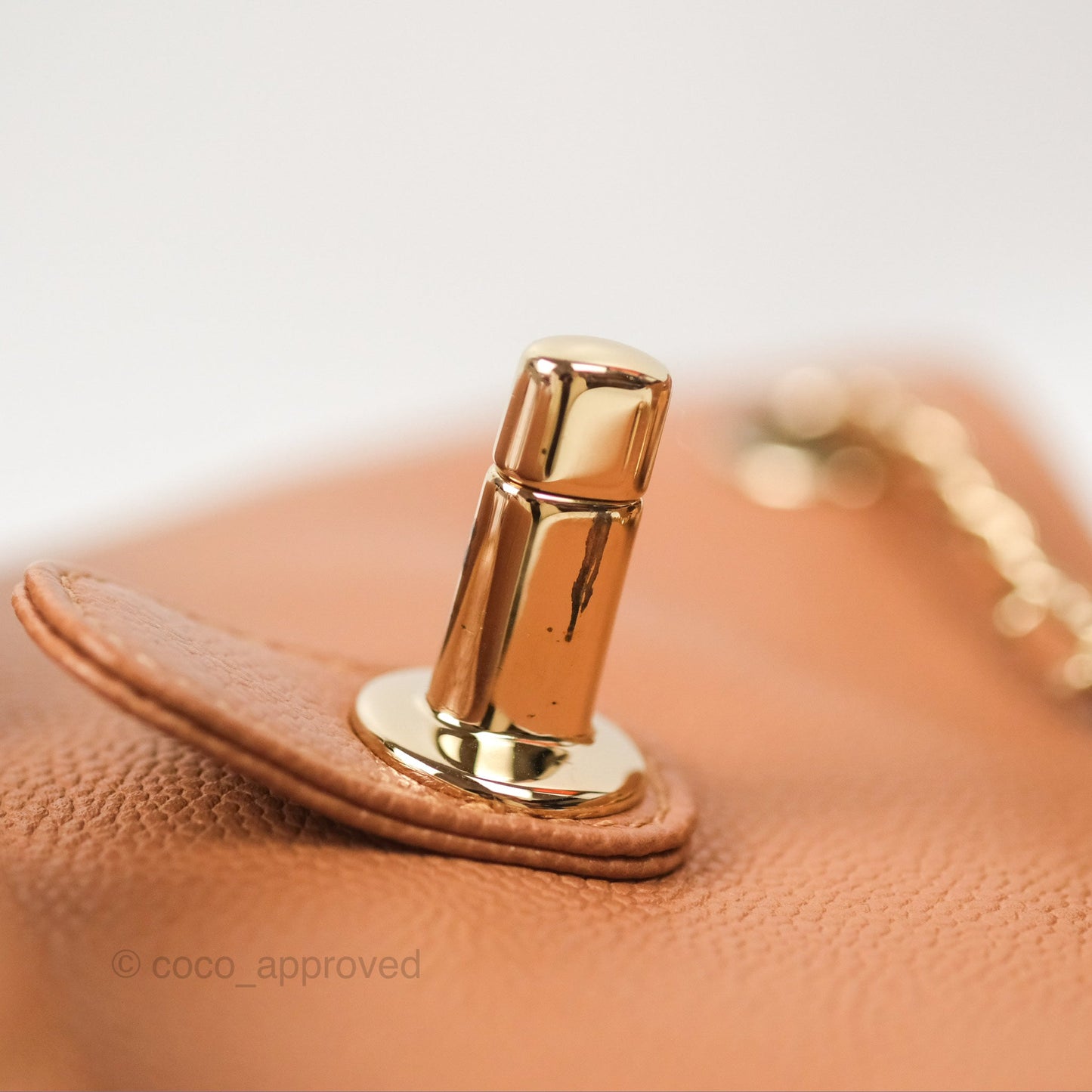 Chanel Duma Backpack Medium Dark Caramel Beige Caviar Gold Hardware