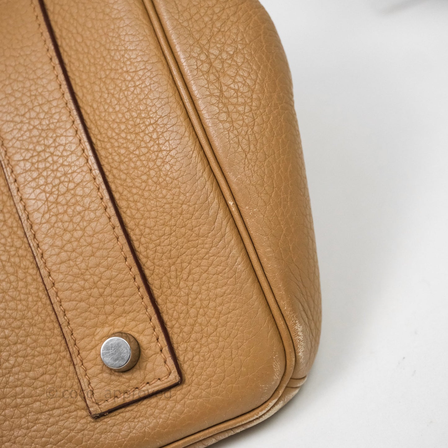 Hermès Birkin JPG Shoulder Bag 42 Tabac Camel 24 Palladium Hardware