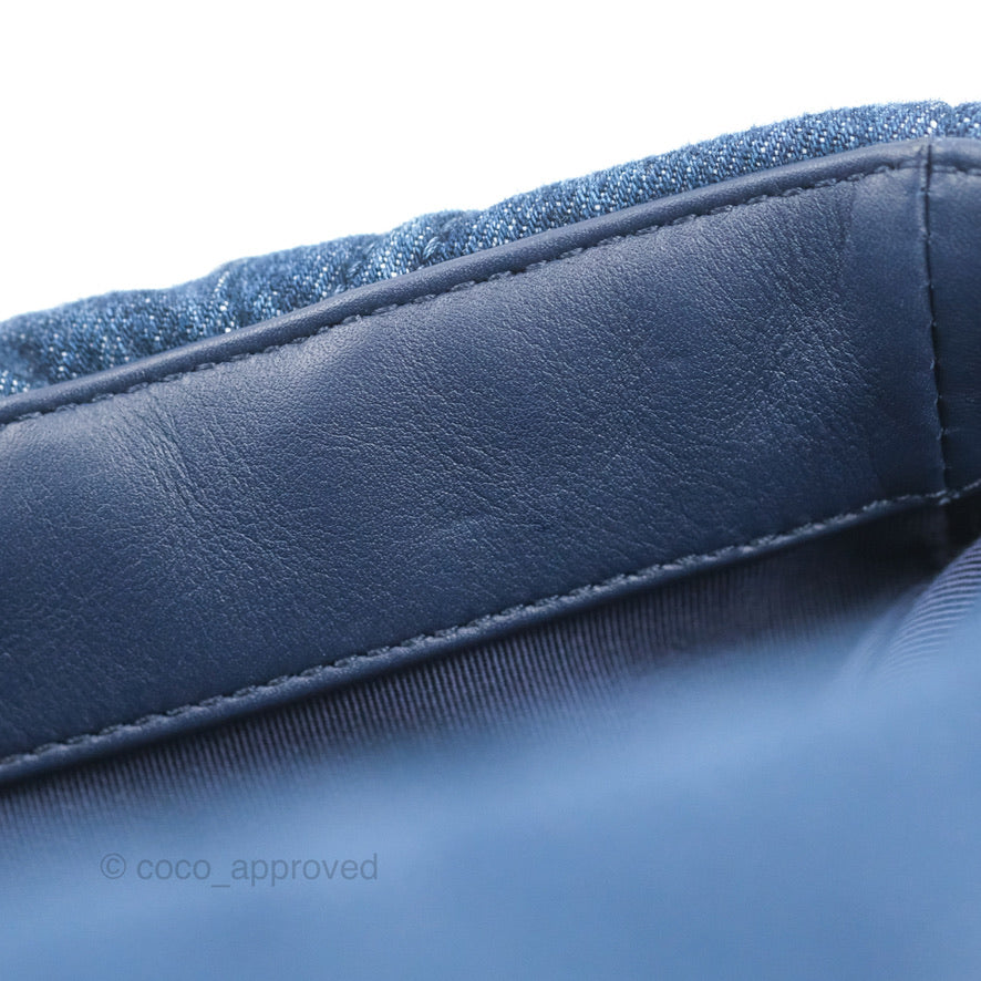 Chanel 19 Small Denim Mixed Hardware