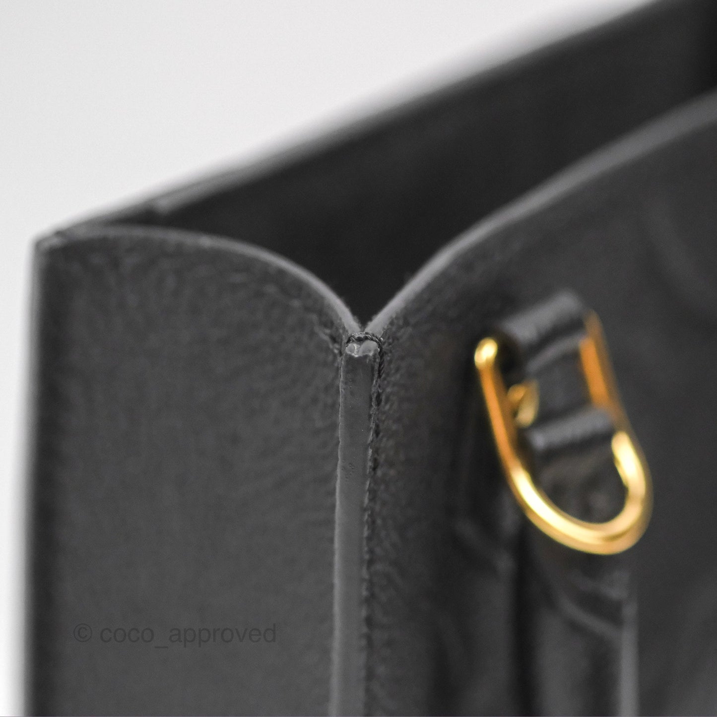 Louis Vuitton Petit Sac Plat Bag Empreinte Giant Monogram Black