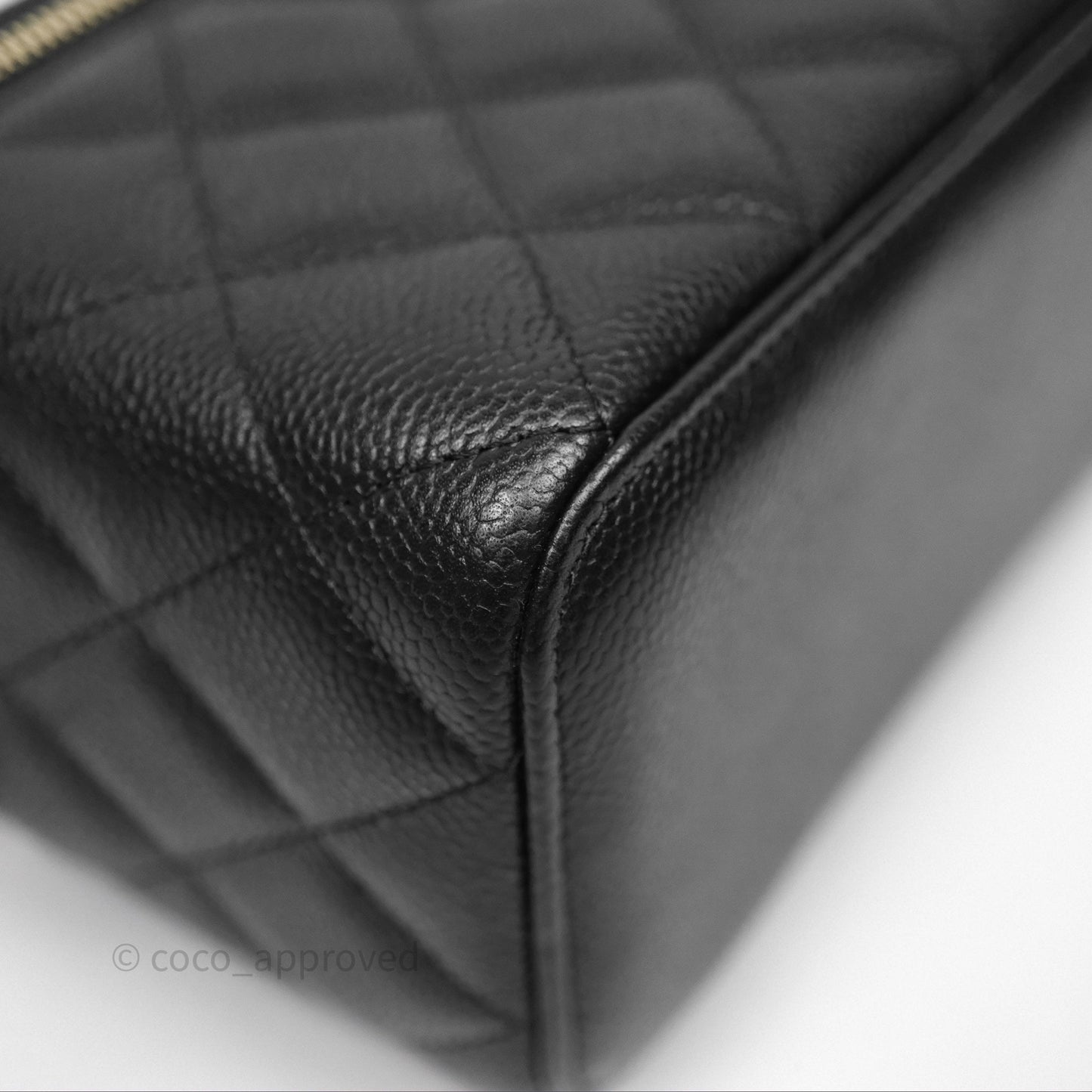 Chanel Classic Vanity with CC Logo Chain Caviar Gold Hardware
