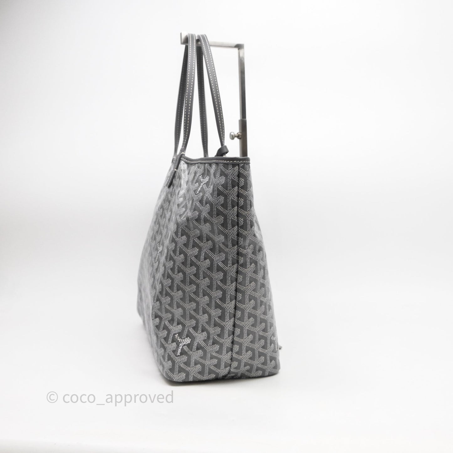 Goyard St Louis Tote PM Grey