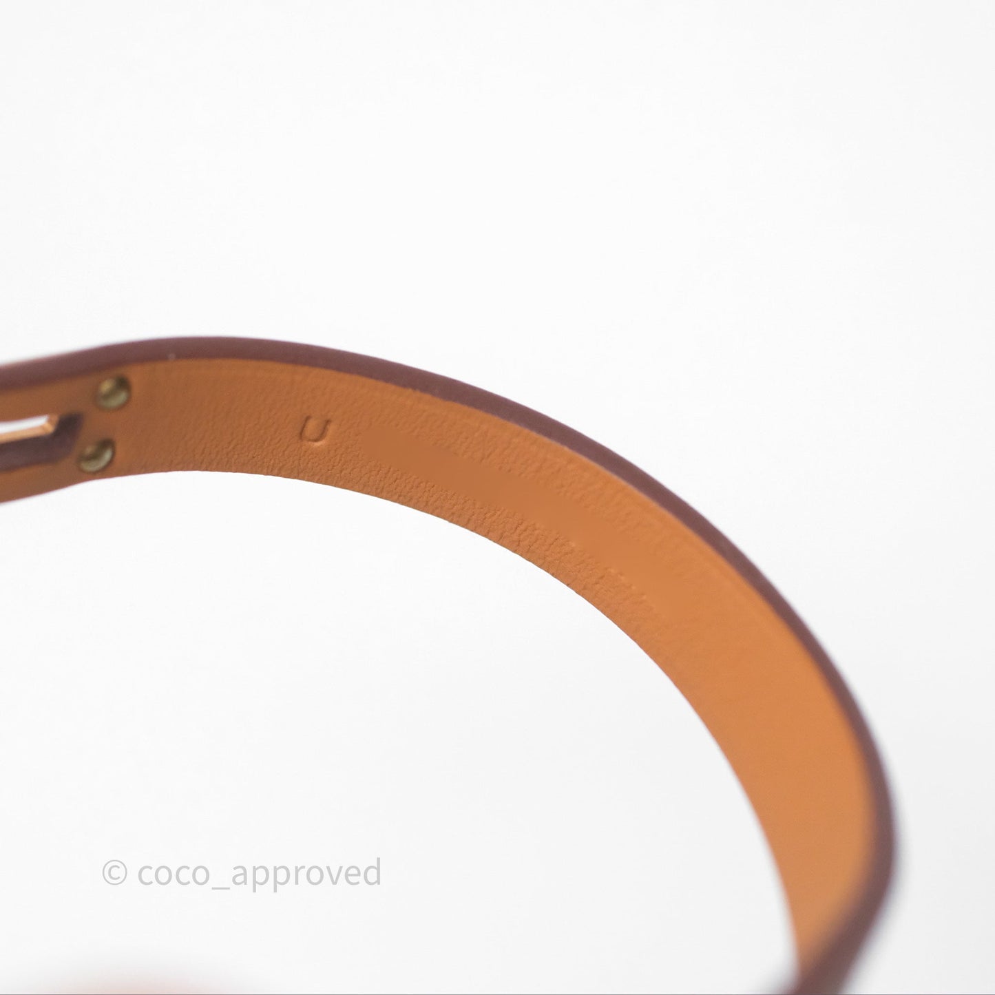 Hermès Kelly Double Tour Bracelet Gold Swift Gold Hardware