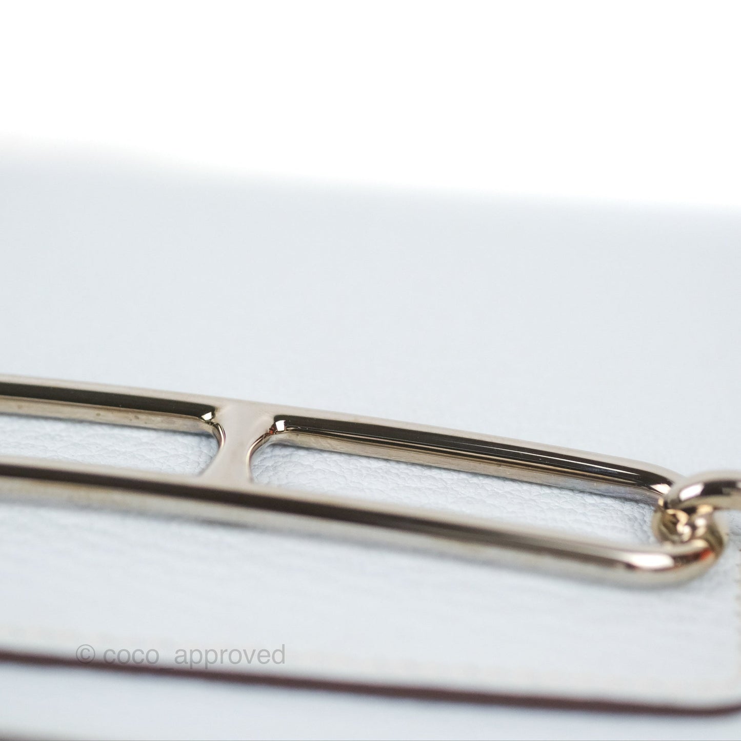 Hermès Roulis Slim Wallet Bleu Brume Chevre Mysore Palladium Hardware
