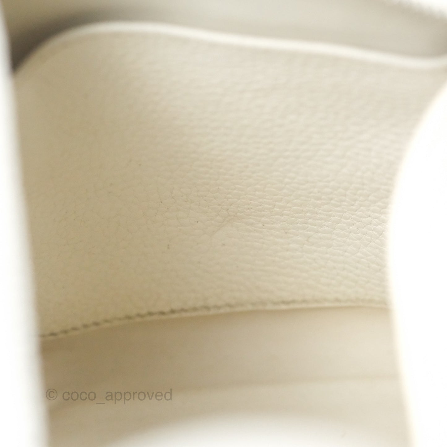 Hermès Lindy 30 White Clemence Palladium Hardware