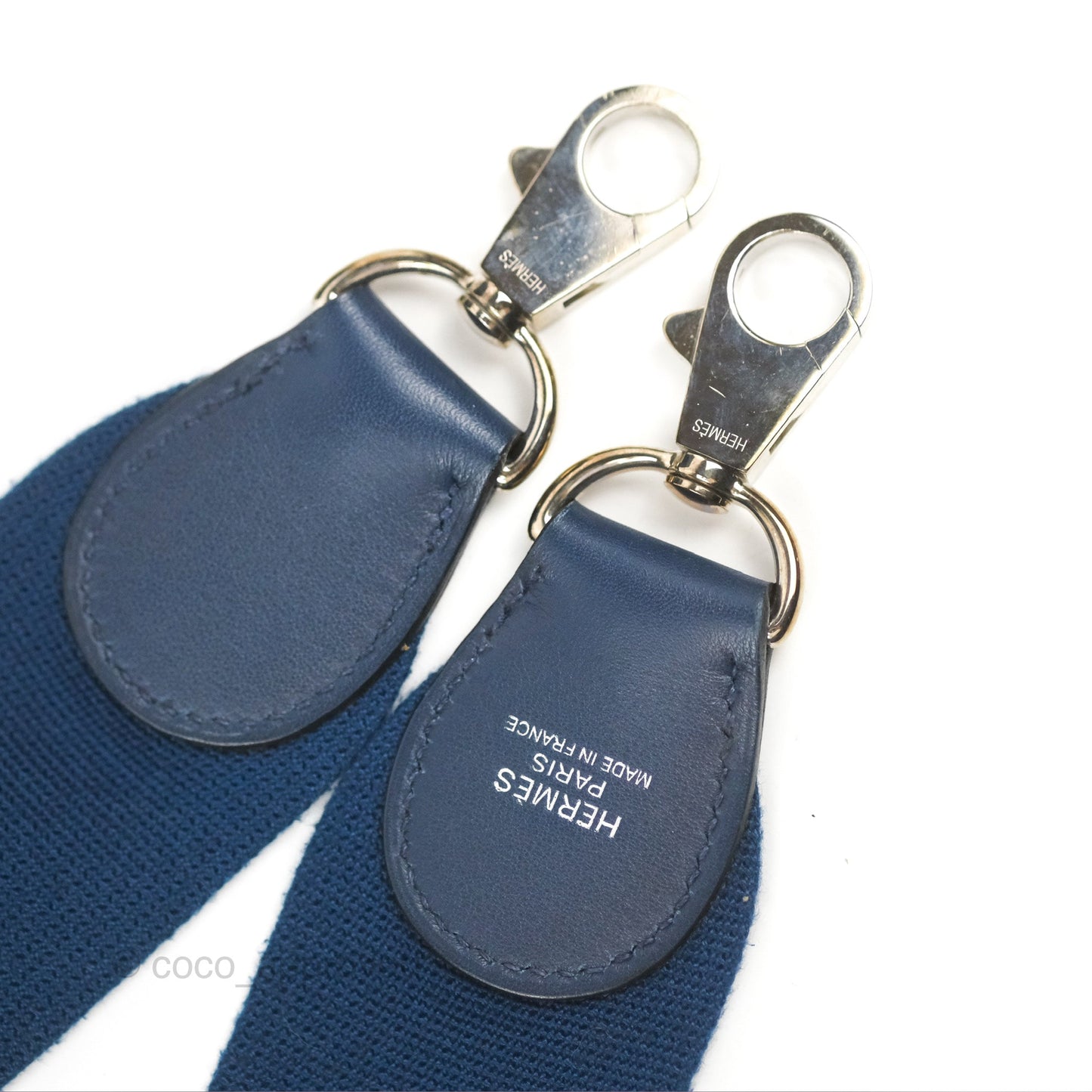 Hermès ToolBox 20 Navy Swift Palladium Hardware