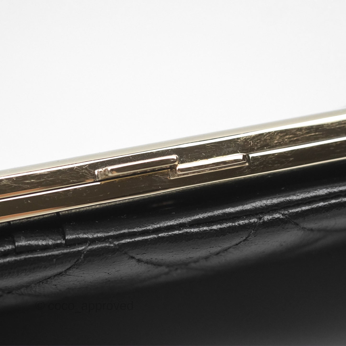 Chanel Clutch on Chain Black Calfskin Gold Hardware