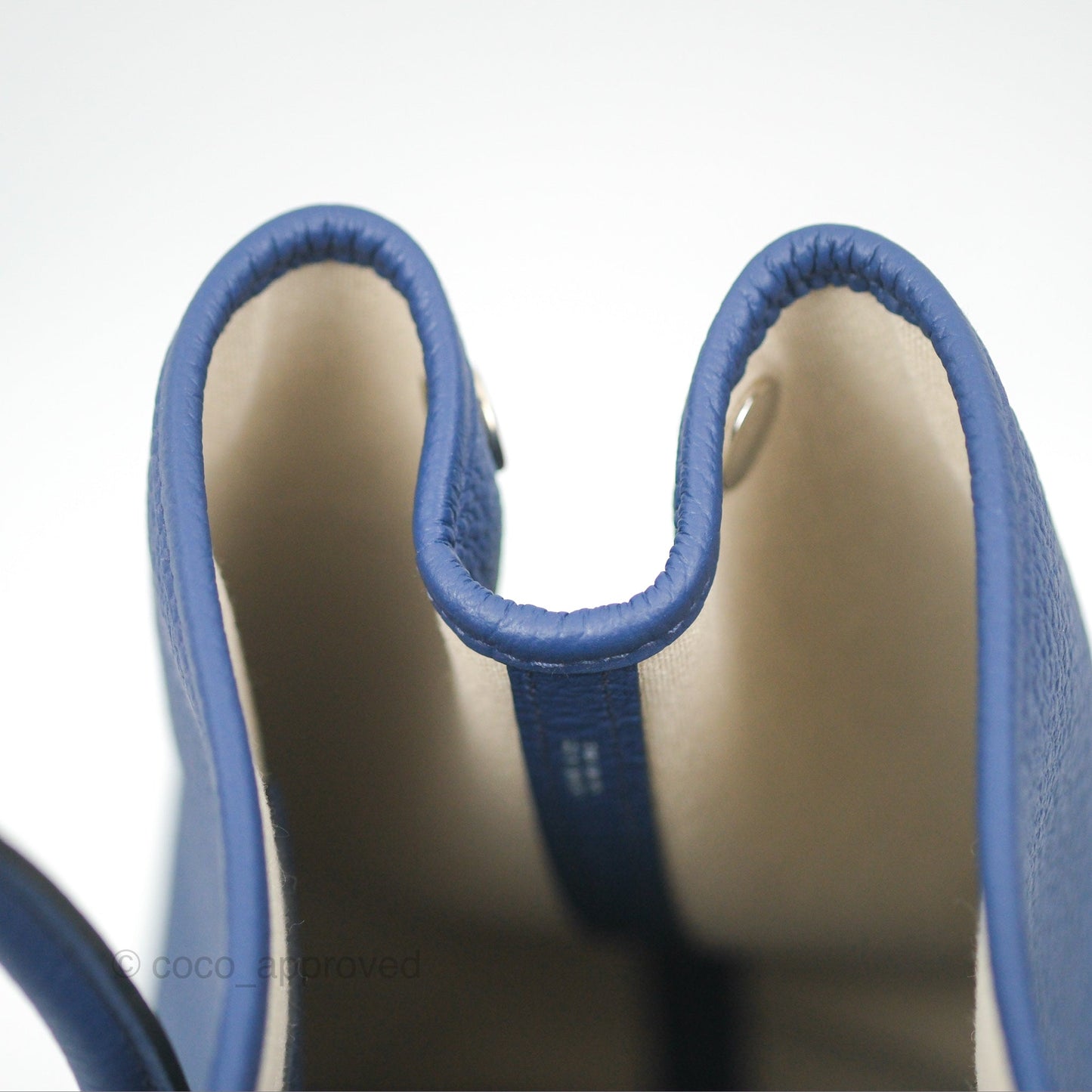 Hermès Garden Pouch 36 Bleu Saphir/ Bordeaux/ Bleu Marine