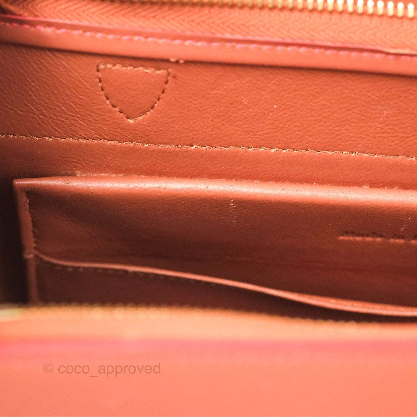 Celine Micro Belt Bag Terracotta Smooth Leather Gold Hardware