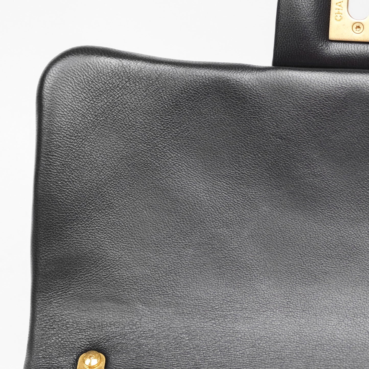 Chanel Small Funky Town Black Lambskin Aged Gold Hardware
