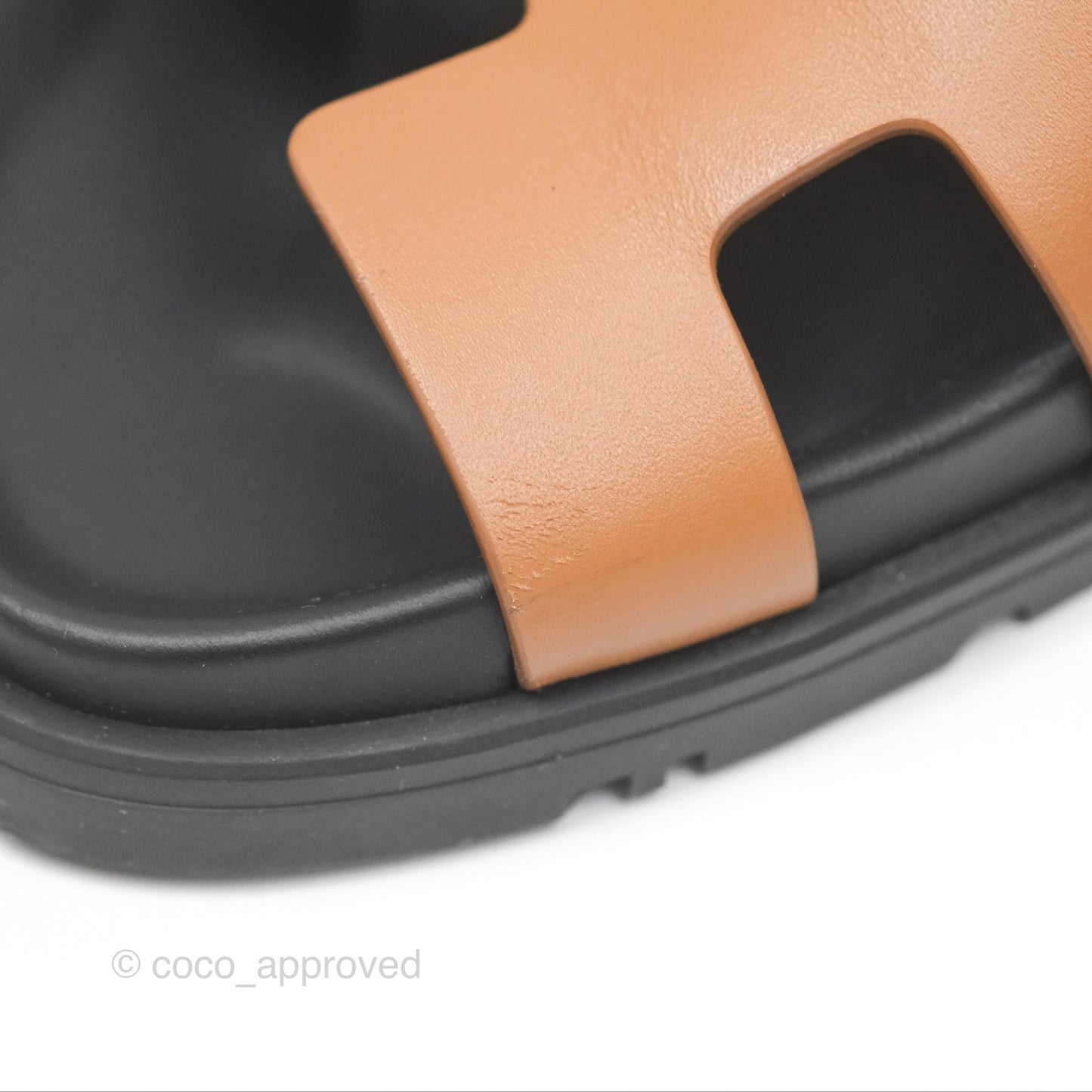 Hermès Chypre Sandal Gold Calfskin Size 35.5