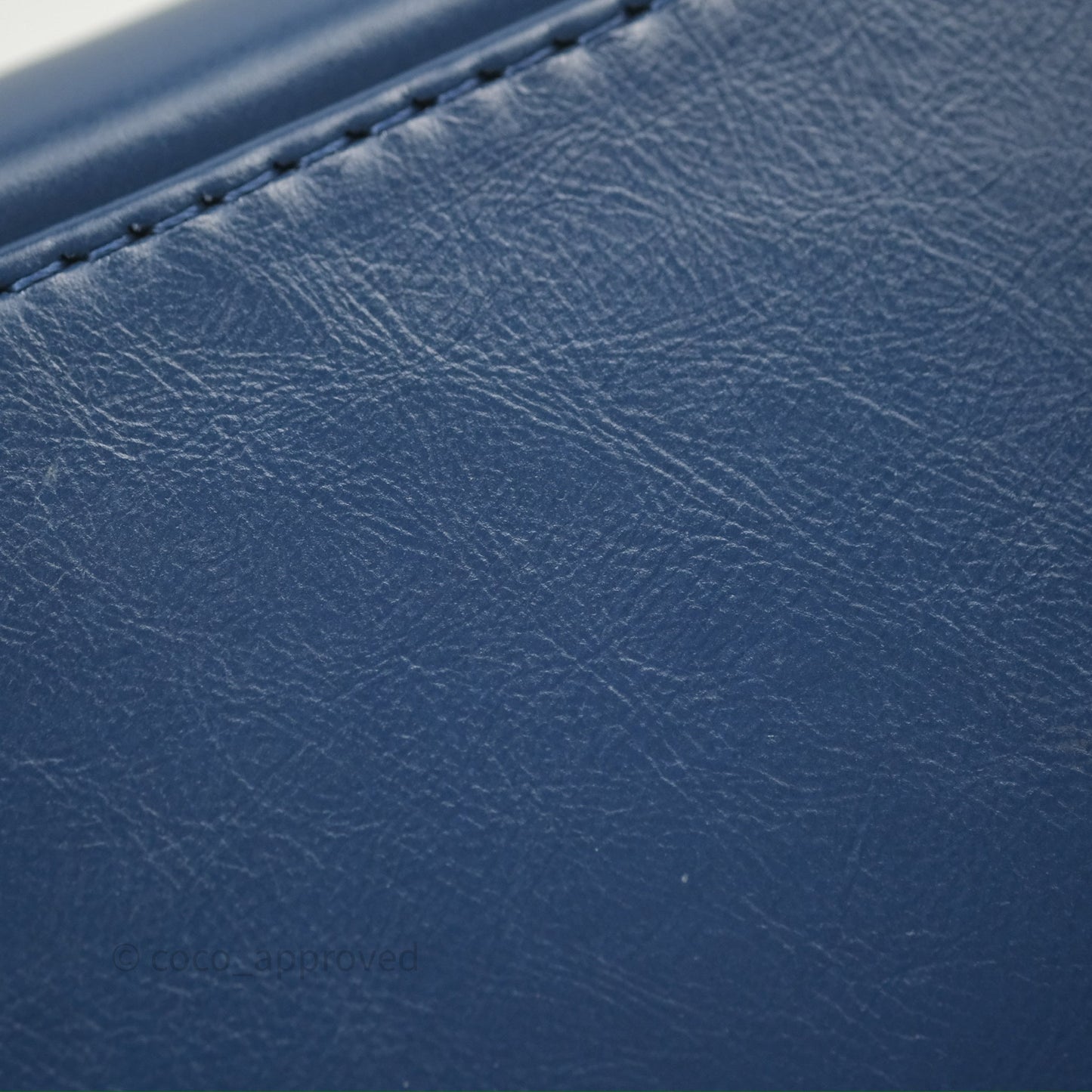 Chanel Small Gabrielle Backpack Blue Aged Calfskin