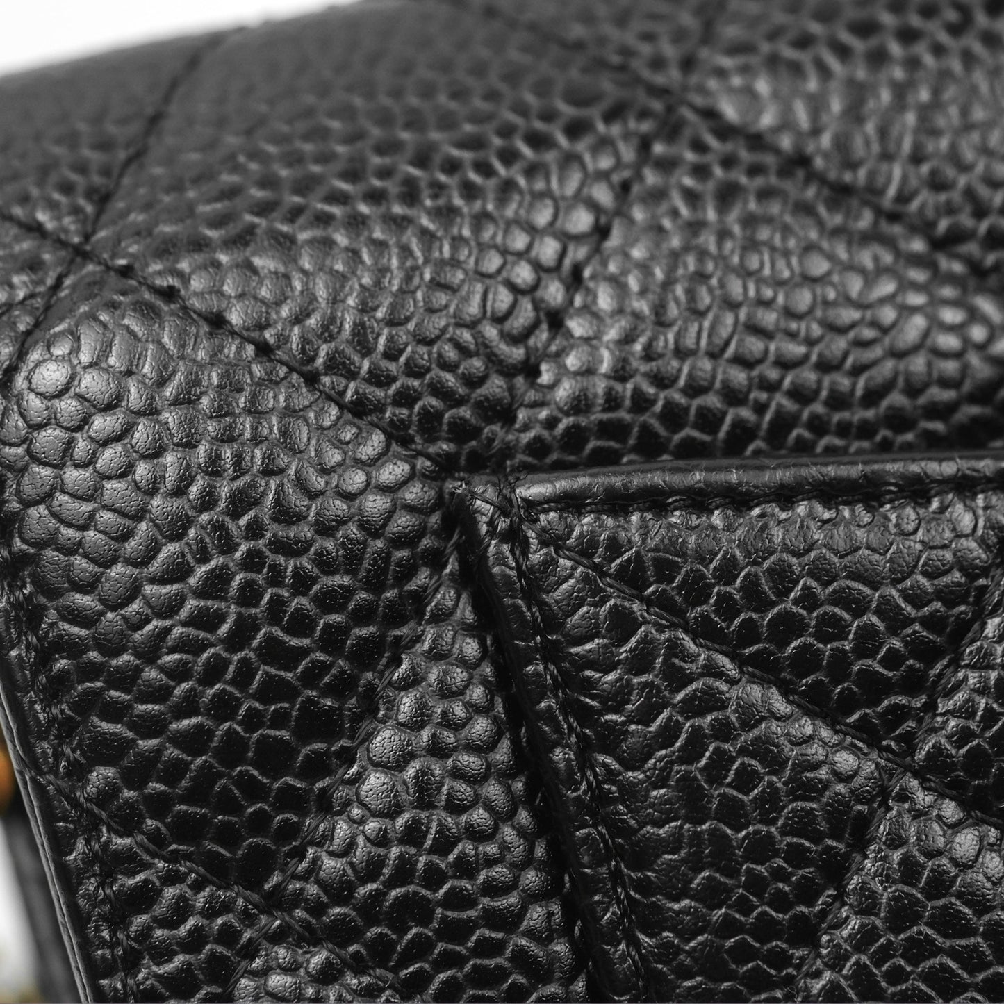 Chanel Quilted Classic Wallet On Chain WOC Black Caviar Gold Hardware