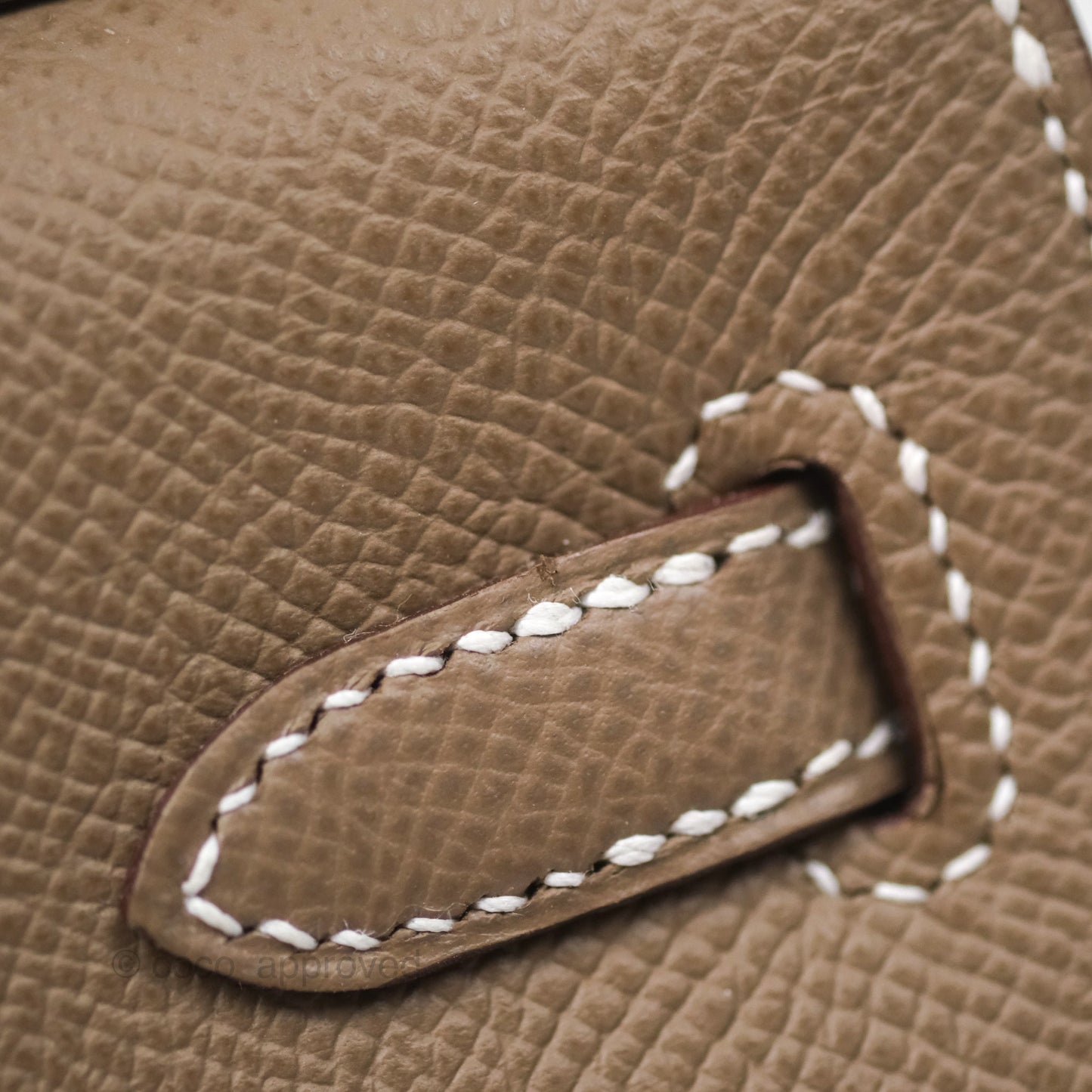 Hermès Sellier Kelly 25 Etoupe 18 Epsom Gold Hardware