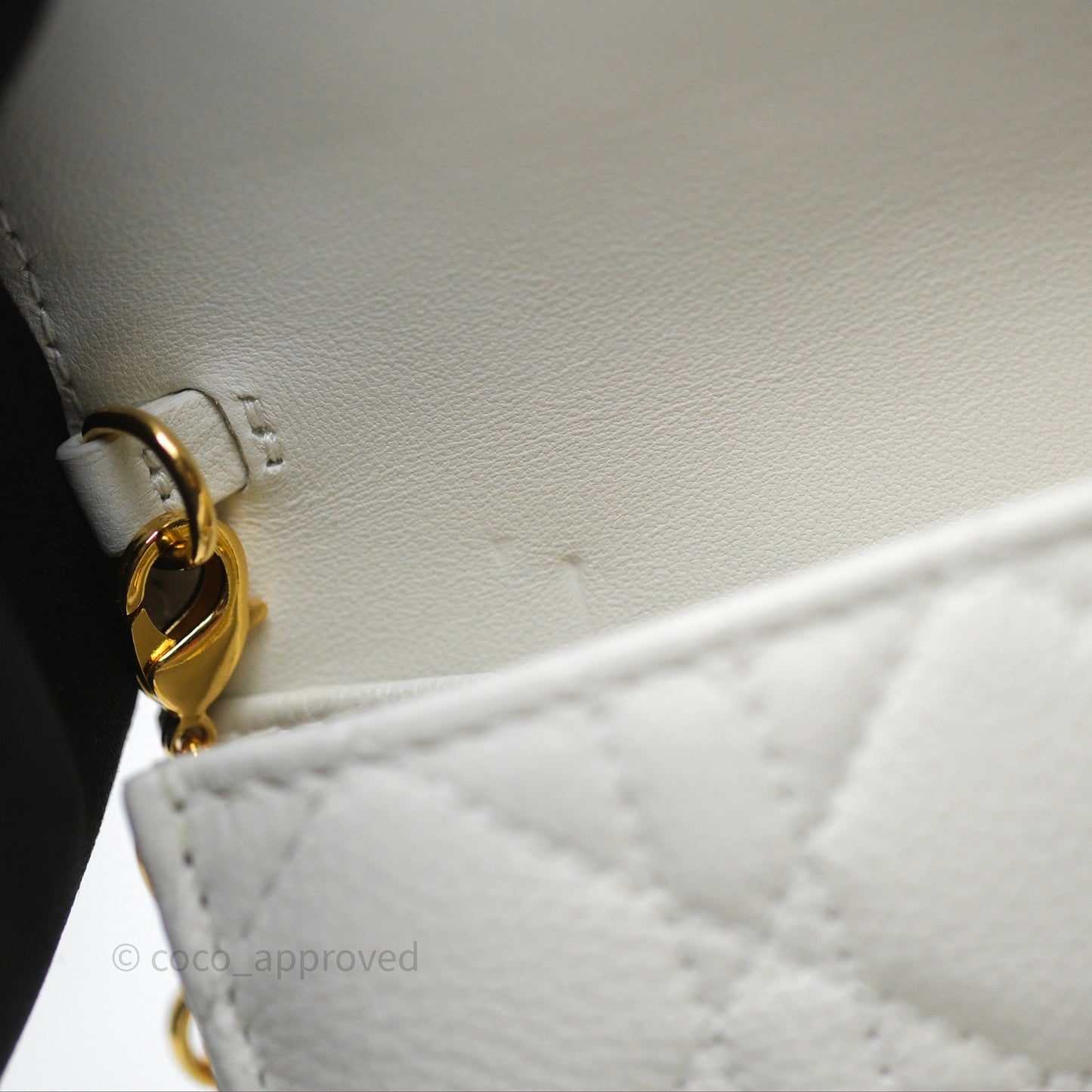 Dior Caro Pouch with Chain Latte Supple Cannage Calfskin