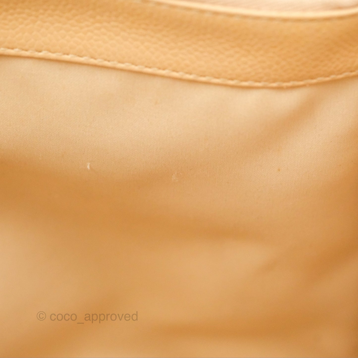 Chanel GST Beige Caviar Silver Hardware