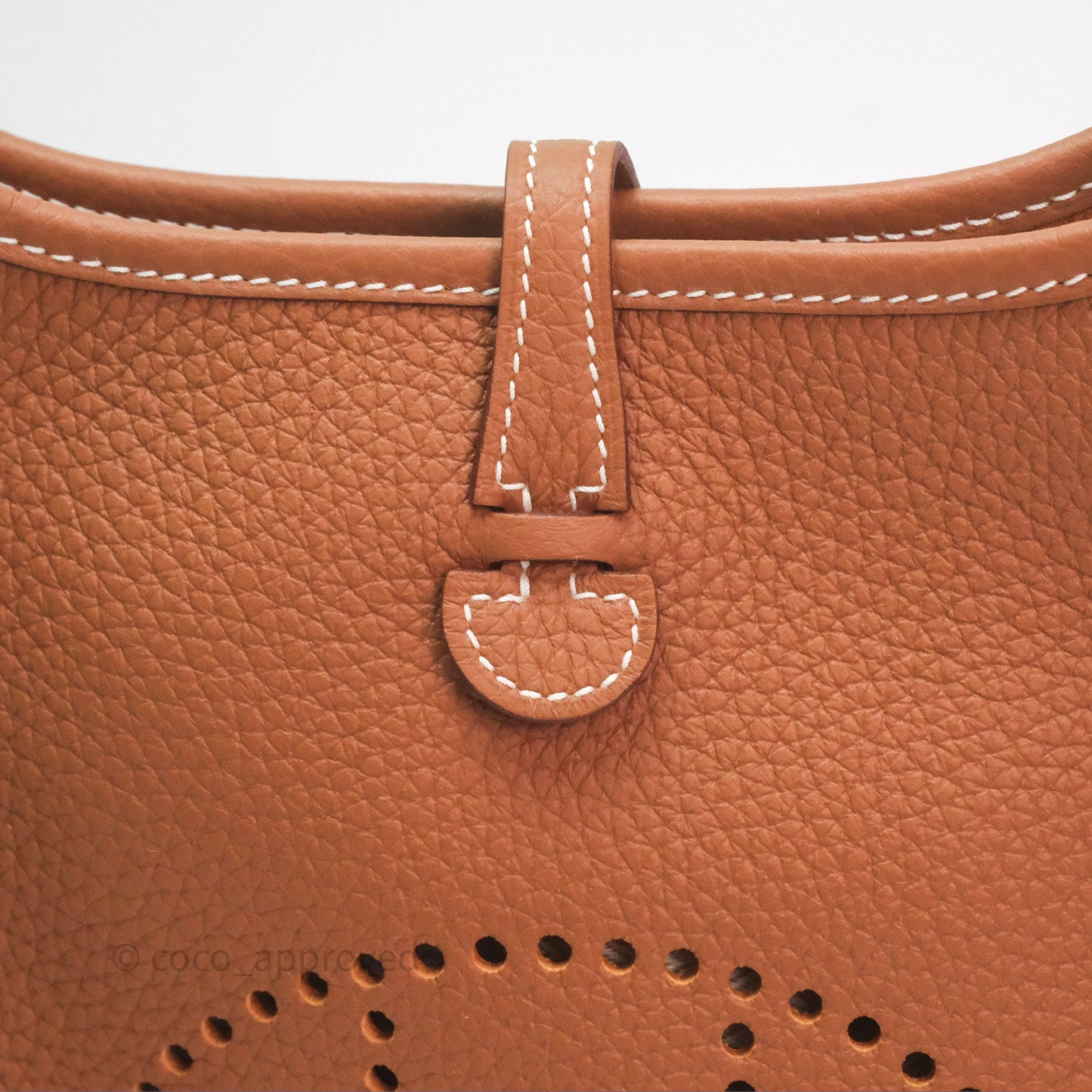Hermès Mini Evelyne 16 Amazone Gold 37 Clemence Gold Hardware
