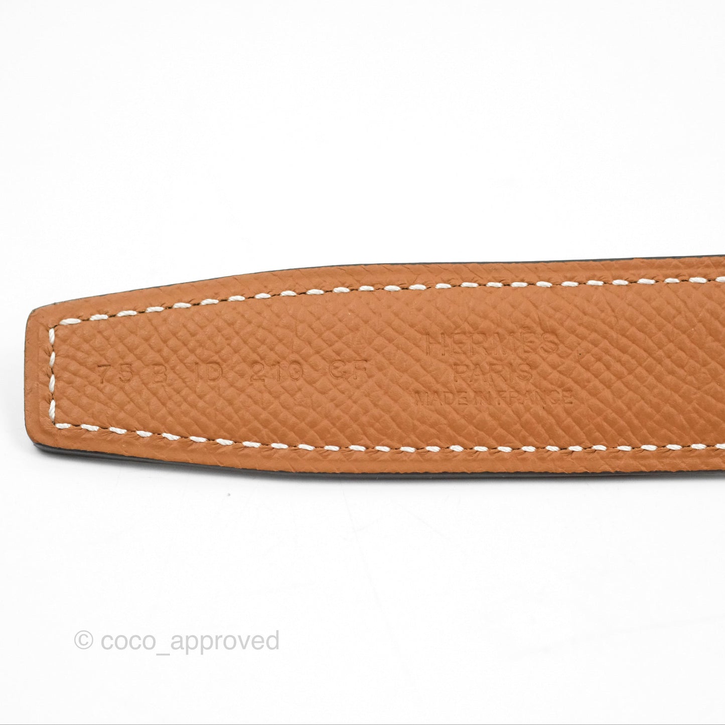 Hermès Lagune Belt Buckle & Reversible Leather Strap Gold / Noir Rose Gold Hardware 24mm