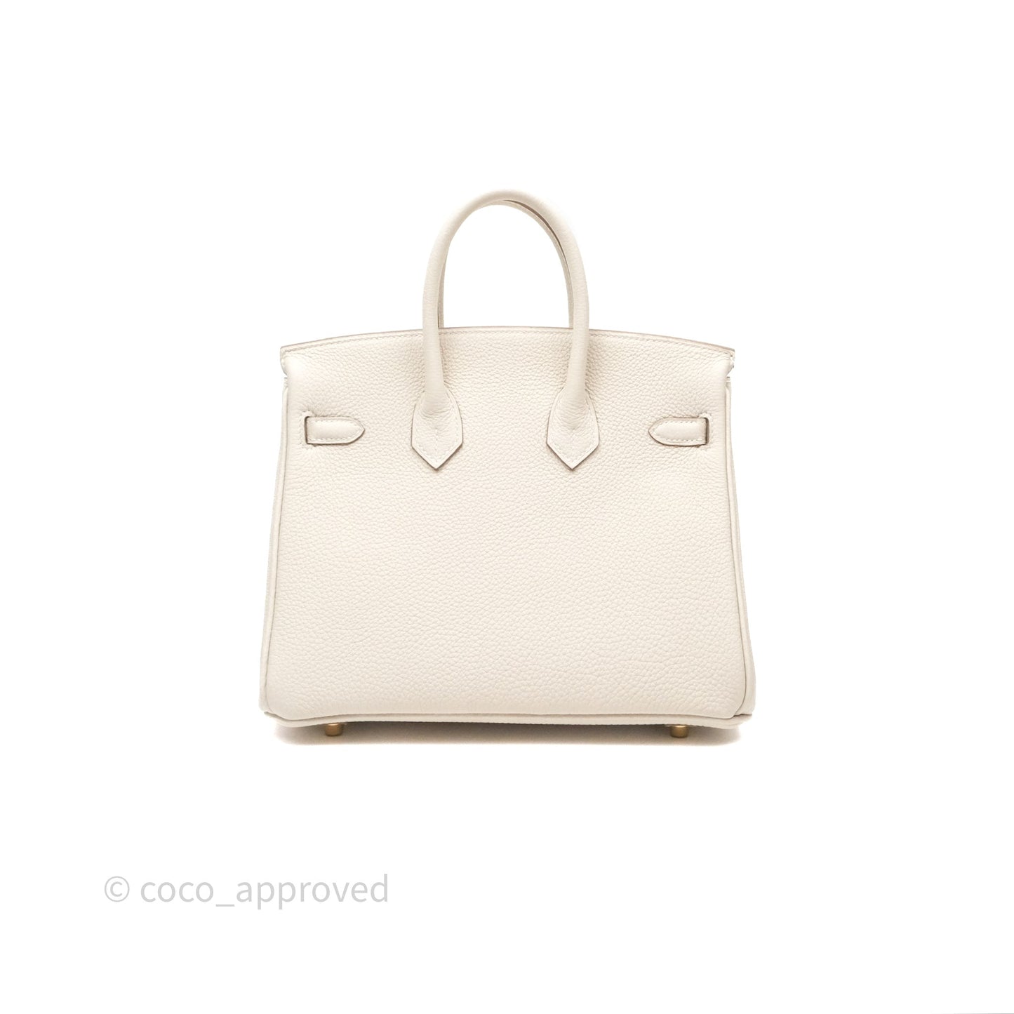 Hermes Birkin 25 Craie Togo Gold Hardware