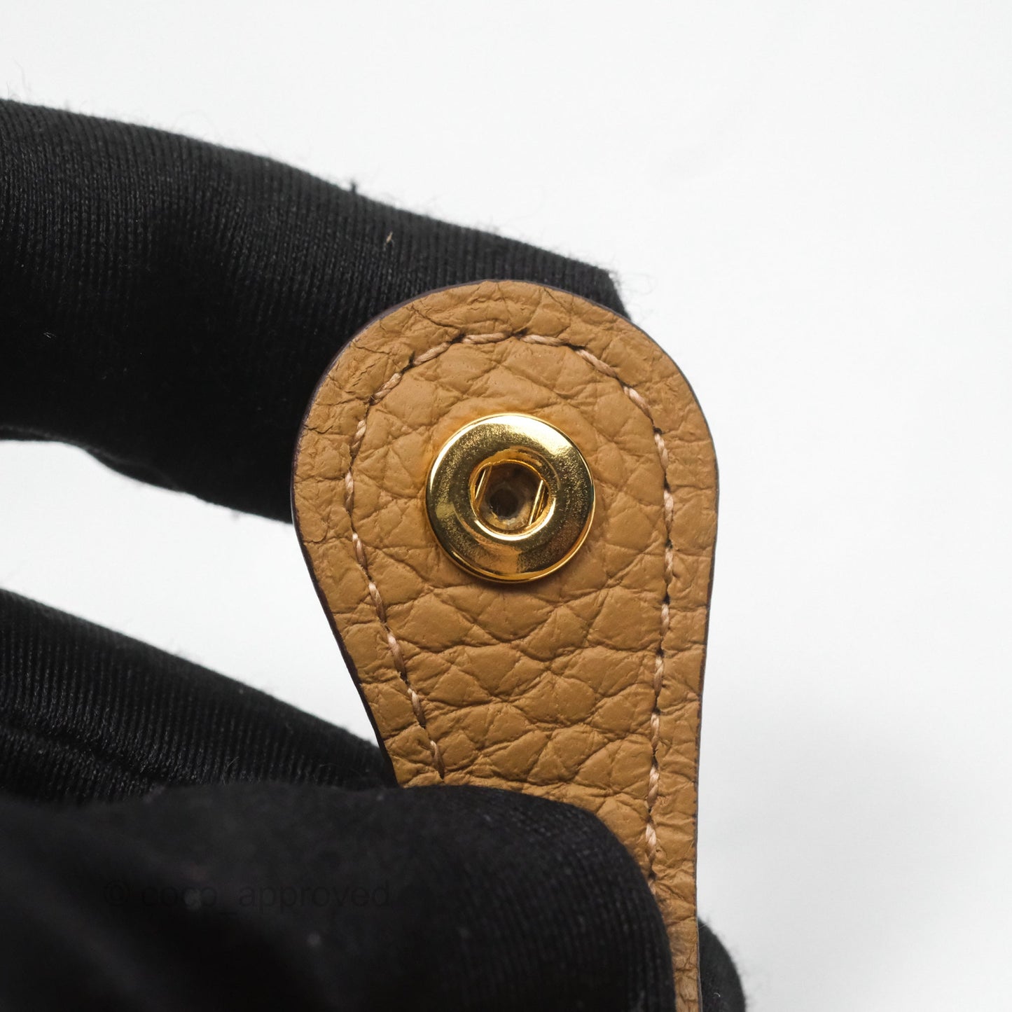 Hermès Mini Evelyne 16 Biscuit 48 Clemence Gold Hardware