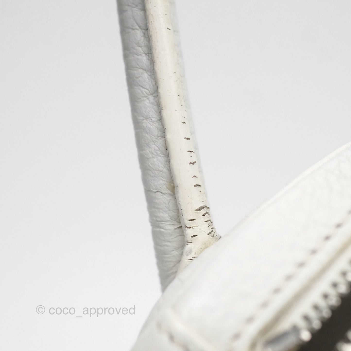 Hermès Lindy 30 White Clemence Palladium Hardware