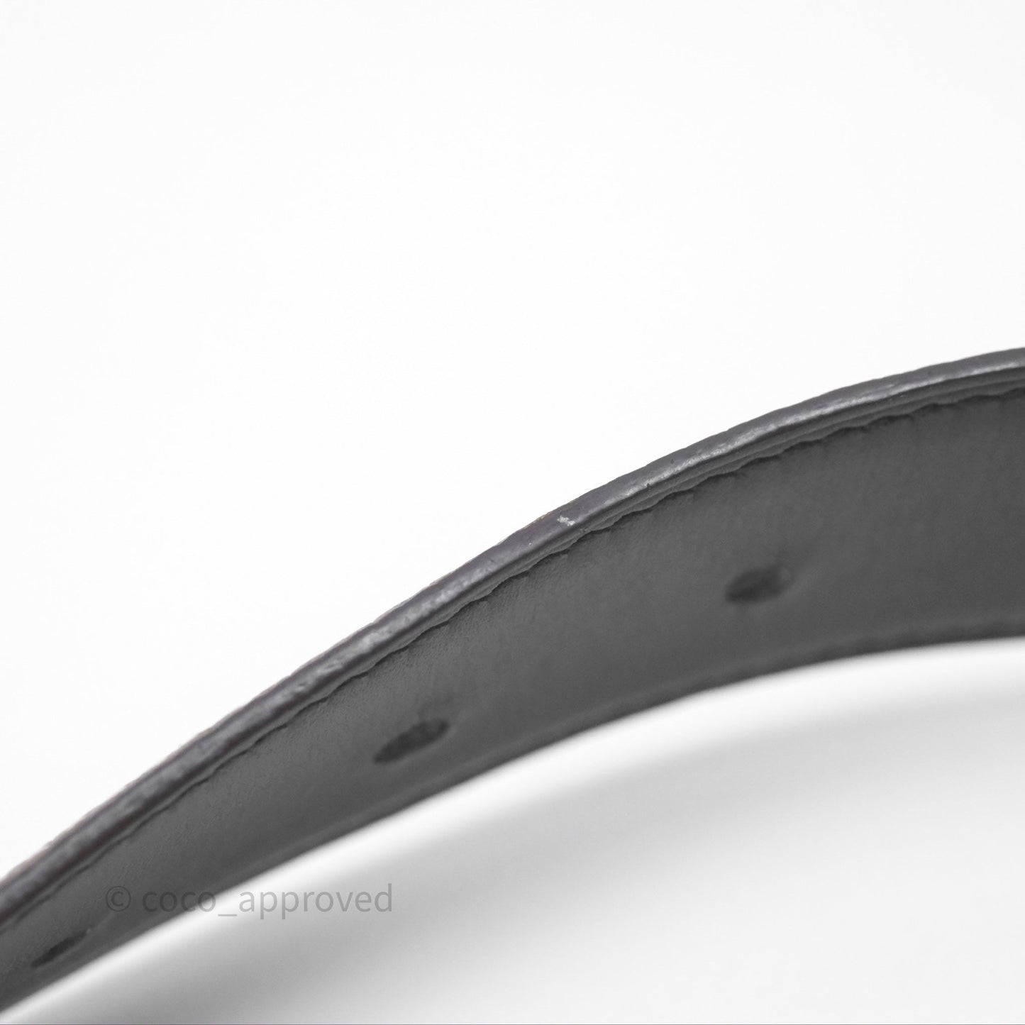 Hermès H Belt Buckle & Reversible Strap 32mm Etoupe/ Noir Palladium Hardware