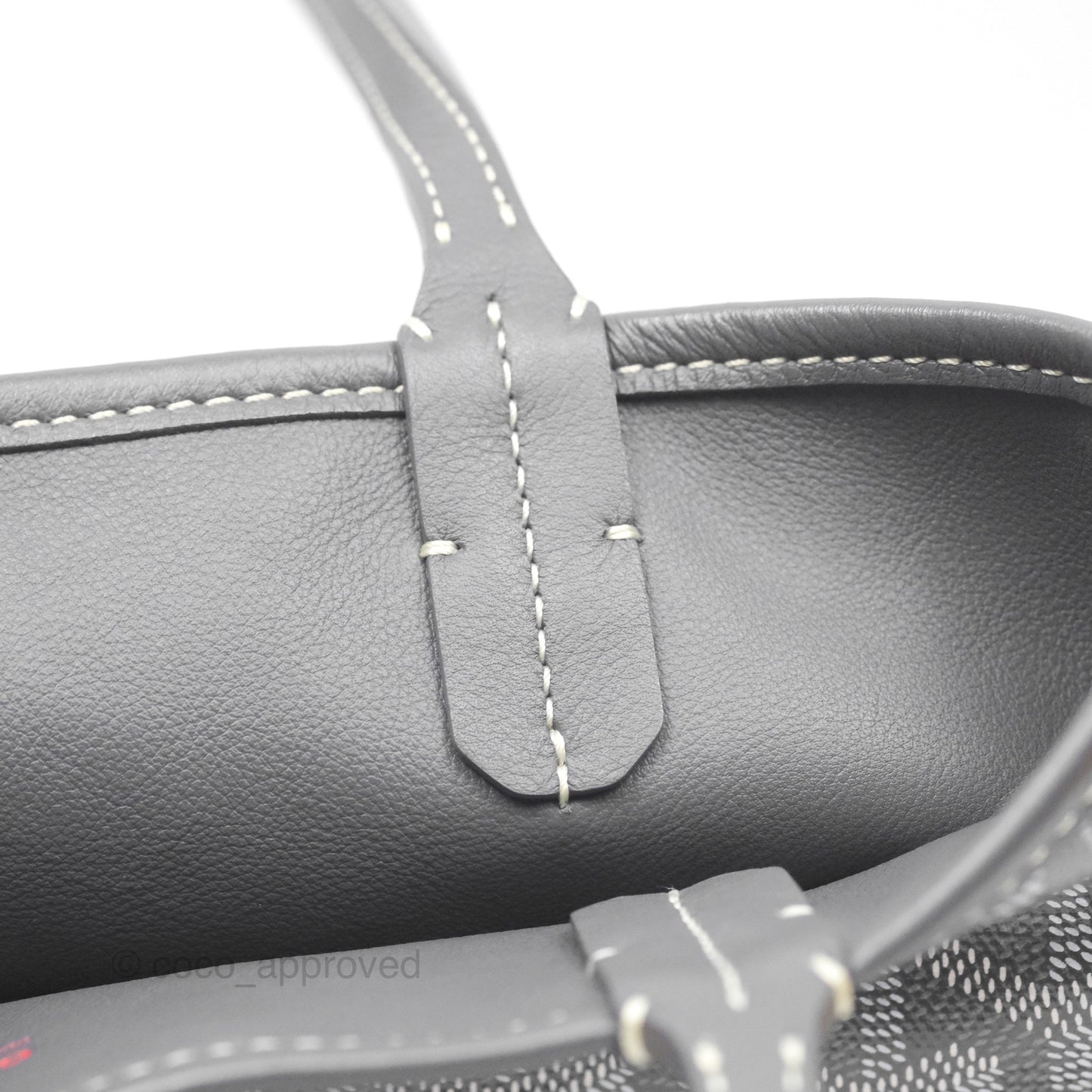Goyard Anjou Mini Bag Goyardine Canvas Grey